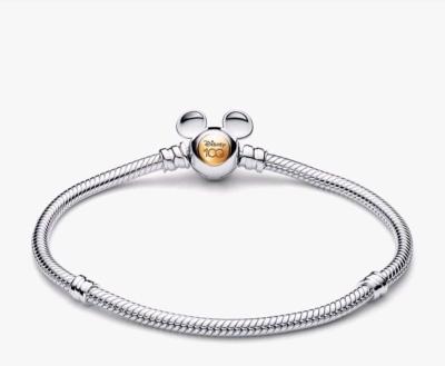 Pandora Disney Mickey 100th Anniversary Snake Chain Bracelet - Austin, Texas