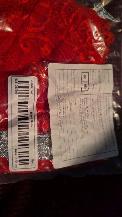 NEW red lace bra size L - Thumbnail 5