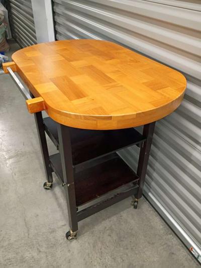 Folding Kitchen Island - Thumbnail 2