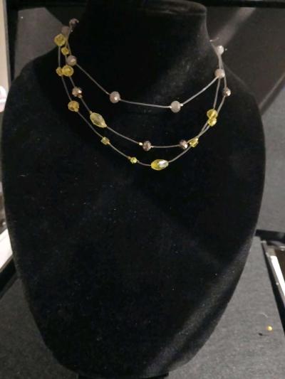 Beaded Layered Necklace - Thumbnail 3