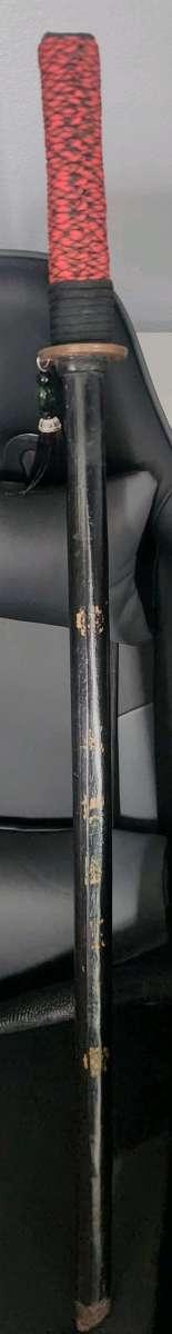 authentic samurie practice Katana with homemade sheath - Thumbnail 2
