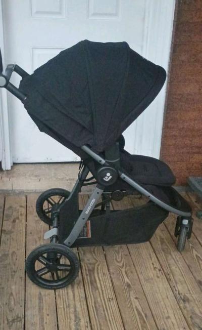 2023 MaxiCosi Gia XP Luxe 3Wheel Stroller  Black - Thumbnail 2