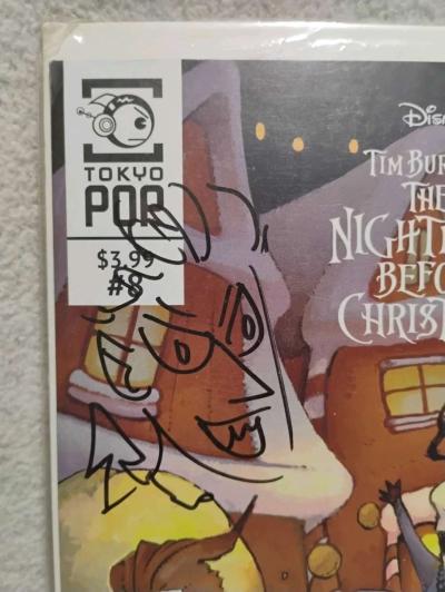 Nightmare before Christmas Zeros journey Issue 8 signed - Thumbnail 2