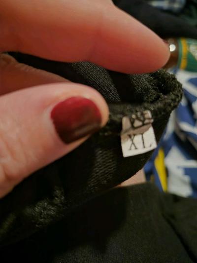 NWOT black LOVE funnelneck hoodie with paw print size XL - Thumbnail 5