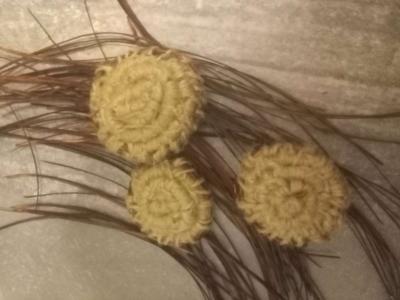 homemade jewelry order made out of pine needles and thread - Thumbnail 3
