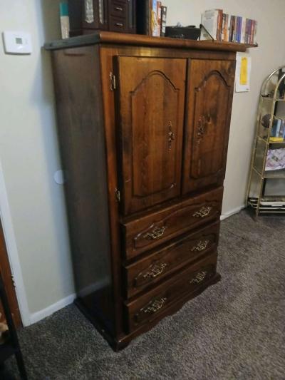 Ethan Allen Armoire and Dresser - Thumbnail 2