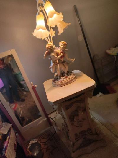 Angel Lamp with stand - Thumbnail 6