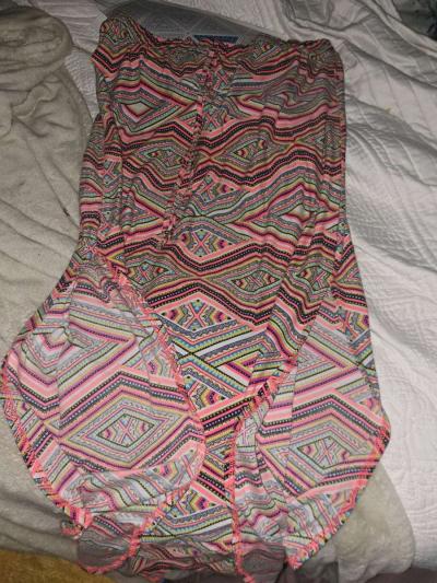 floor length skirt with slits on both sides - Thumbnail 2