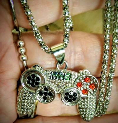 Mans neck game control