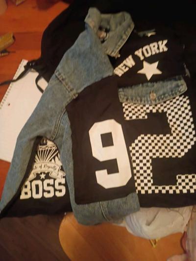 blue jean jacket - Thumbnail 2