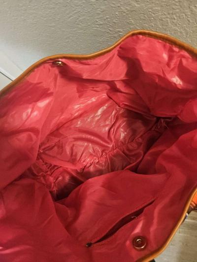 Aztec Multicolor Canvas Serape Tribal Tote Bag - Thumbnail 3