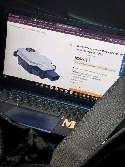 Shutter Grille Air Actuator Motor Nissan Rogue 2017 to 2020 - Thumbnail 6