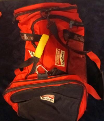 vintage red and black Marlboro duffel bag - Thumbnail 2