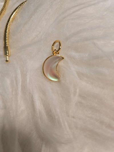 Sparkling Crescent Moon Dangle Charm for Pandora bracelet - Austin, Texas