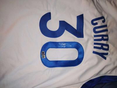 Stephen Curry Authentic Autograph Jersey - Thumbnail 3