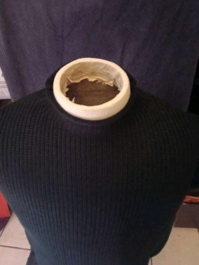 Mock Neck sleeveless Ribbed Sweater Vest - Thumbnail 2