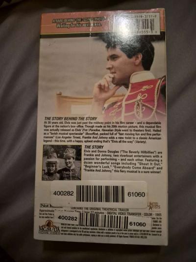 BRAND NEW SEALED Frankie And Johnny VHS - Thumbnail 2