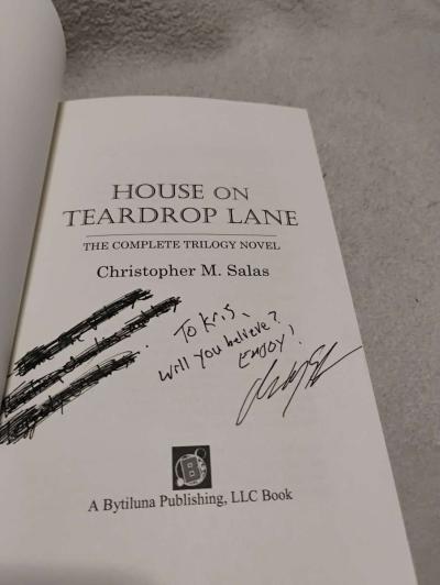 House of Teardrop Lane Signed by author - Thumbnail 2