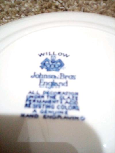 blue willow serving plater - Thumbnail 2