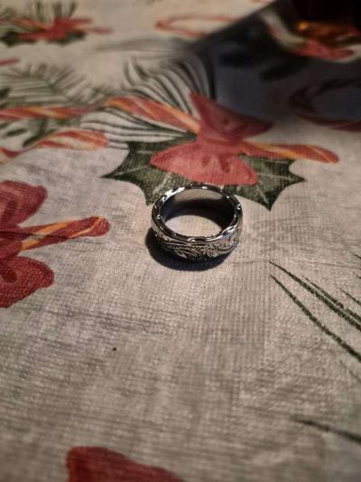 NEW Heavy sterling silver band size 8 - Thumbnail 2