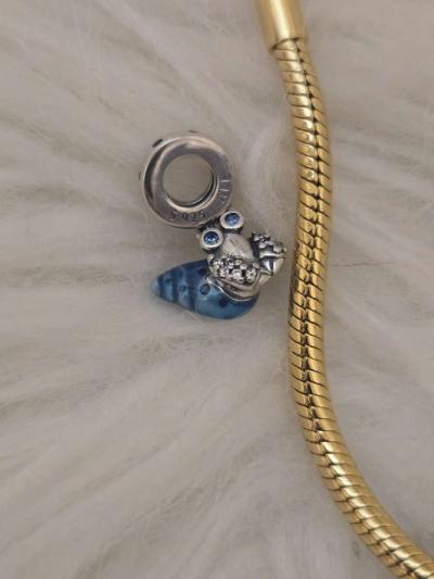 The Pandora Hermit Crab Dangle Charm - Austin, Texas