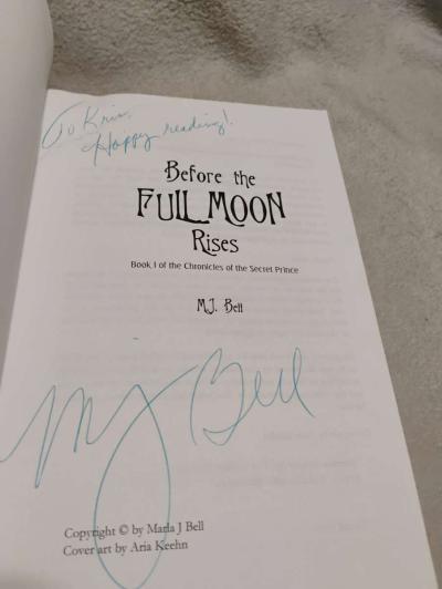 Before the Full Moon Rises Signed by author - Thumbnail 2