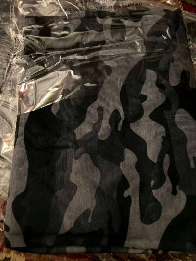 Kids Fleece Face Shields  Grey Military Camo - Thumbnail 4