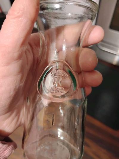 Vintage Paul Masson glass carafes or milk bottles Set of 4 - Thumbnail 3