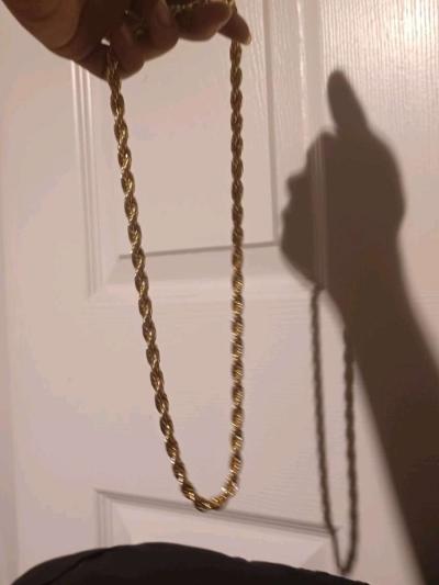 Gold rope chain - Thumbnail 3
