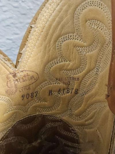 Vtg Justin Cowboy Boots - Thumbnail 5