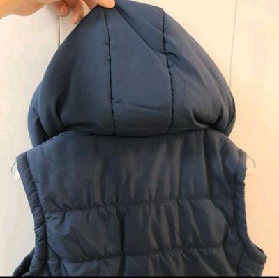 Love Tree Womens Large Blue Puffer Faux Fur Collar Jacket Ho - Thumbnail 4