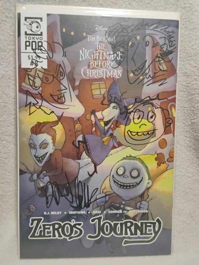 Nightmare before Christmas Zeros journey Issue 8 signed