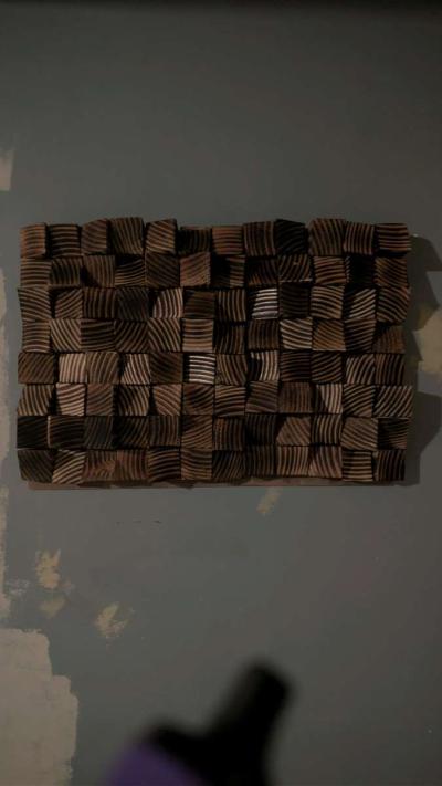 Handmade 3D Reclaimed Wood Wall Art 11 in x9 Inc - Thumbnail 3