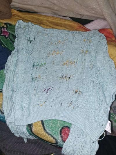 crop seethrough top - Thumbnail 3