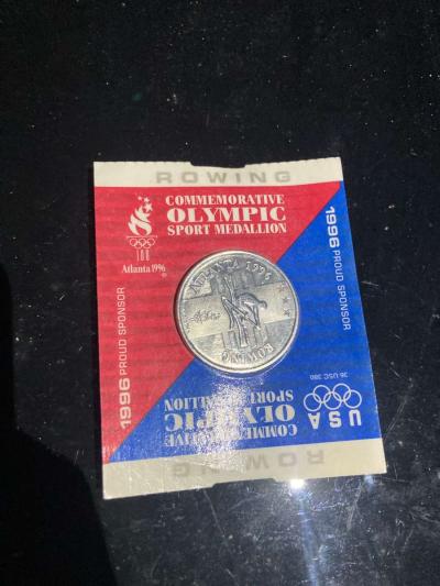 1996 Commemorative Olympic Sport Medallion - Thumbnail 2