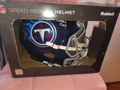 2006 OROY Autographed Vince Young Helmet - Thumbnail 6