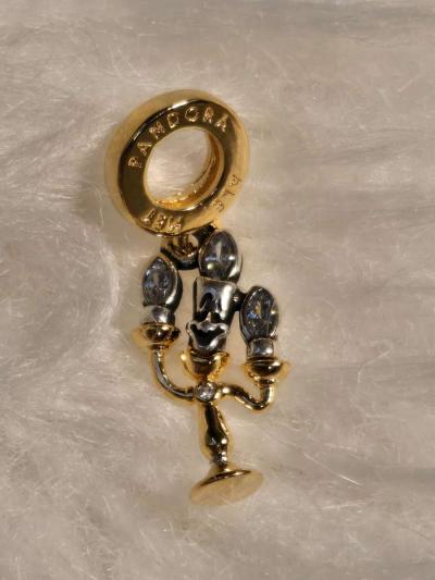 Disney Beauty and the Beast Lumiere Dangle Charm Sterling - Austin, Texas