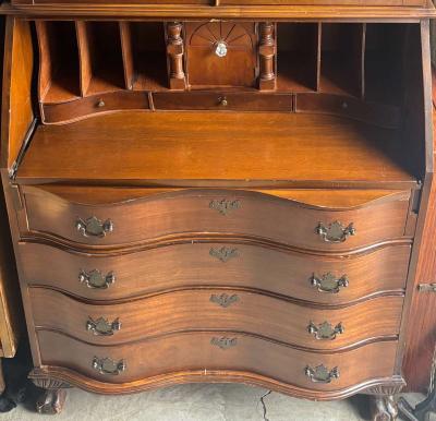 Antique Bassett Furniture Secretary Hutch Cabinet 1939 - Thumbnail 3