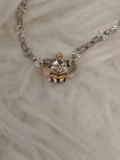 Dumbo elephant charm silver s925 for Necklace - Thumbnail 3