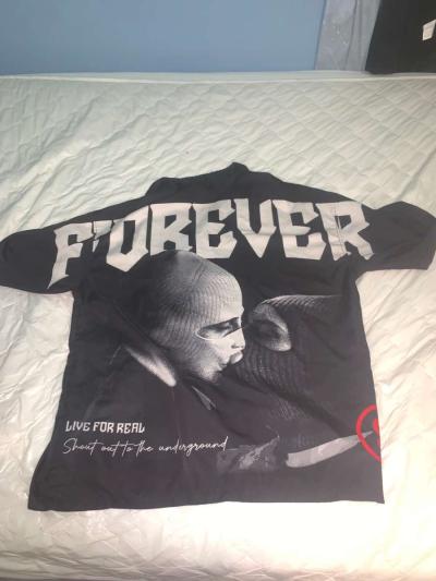 Forever designer button down graphic tee - Thumbnail 3