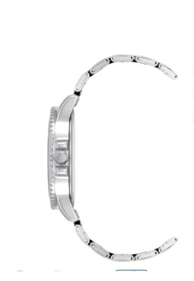 Time and Tru Womens Watch Silver Tone Adjustable Links Pink - Thumbnail 4