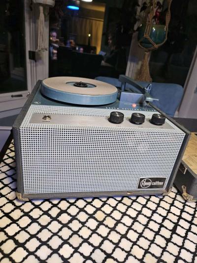 Vintage Rheem Califone 1430B Portable Record Player Turntabl - Thumbnail 2