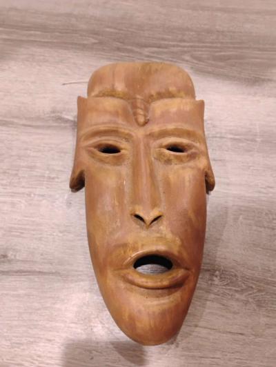 HandCarved Wooden Masks  Large Statement Wall Art Numbered - Thumbnail 6