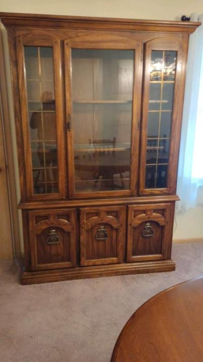 oak hutch