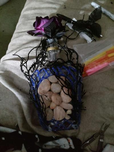 a handmade decorative bottle - Thumbnail 4