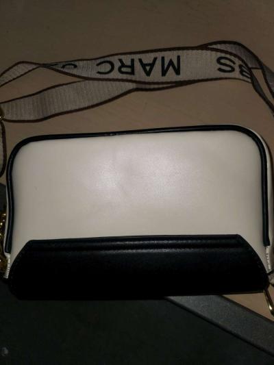 Marc Jacobs Stylish Black and White Crossbody Bag - Thumbnail 2