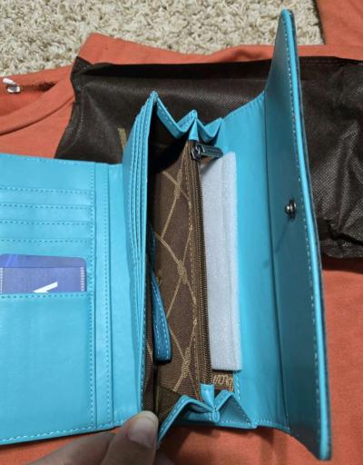 Wrangler Turquoise Floral Wallet Wristlet - Thumbnail 2