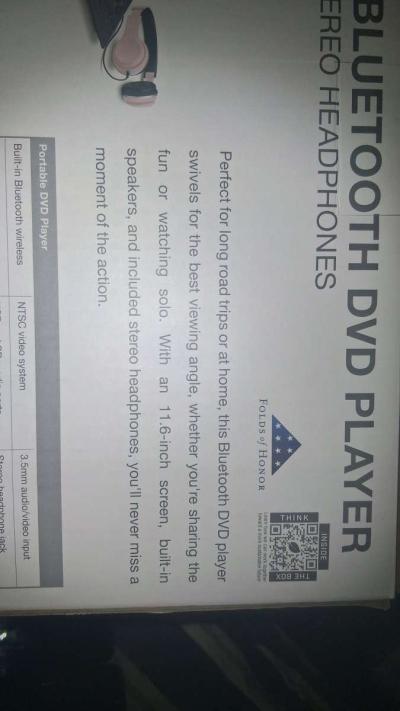 GPX Portable Bluetooth DVD Player - Thumbnail 3