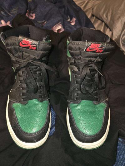 Jordan 1 Retro High og gs pine green - Thumbnail 3