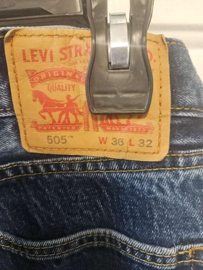 Levis 505 Mens Denim Jeans - Thumbnail 5